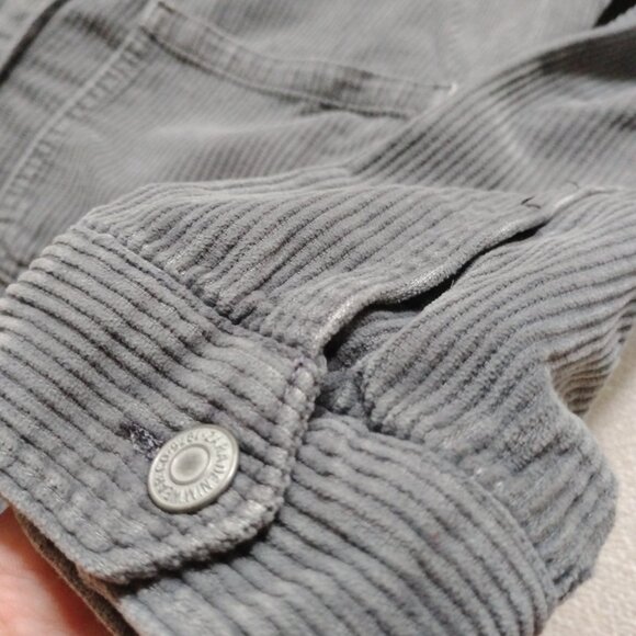 Grey Zara Corduroy Children's Shacket - Picture 4 of 5